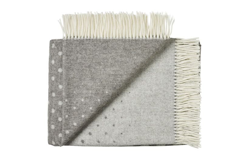 Silkeborg Uld plaid - Barcelona - grå 130x190