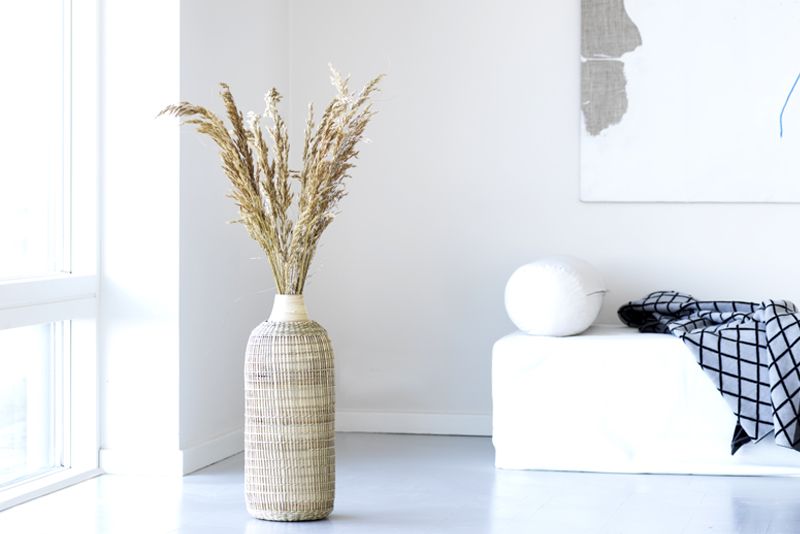 Smukke håndlavede bambusvase