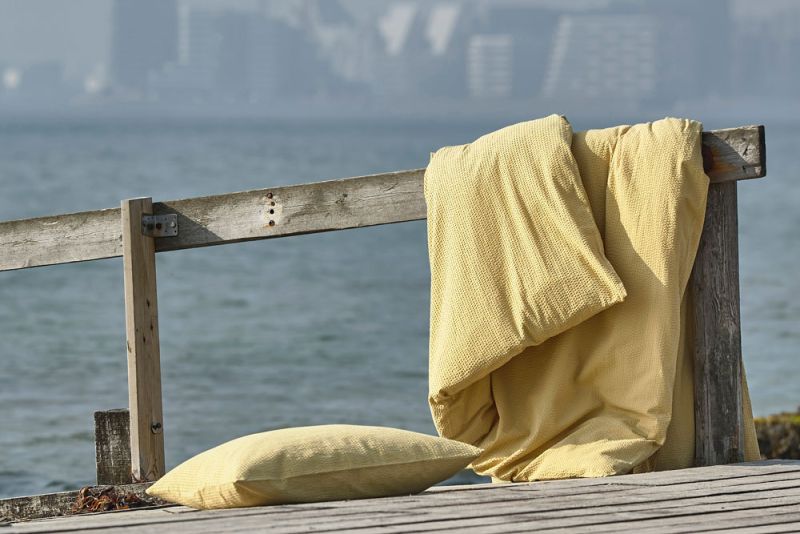 Södahl wave Bæk & Bølge sengetøj straw længde 200