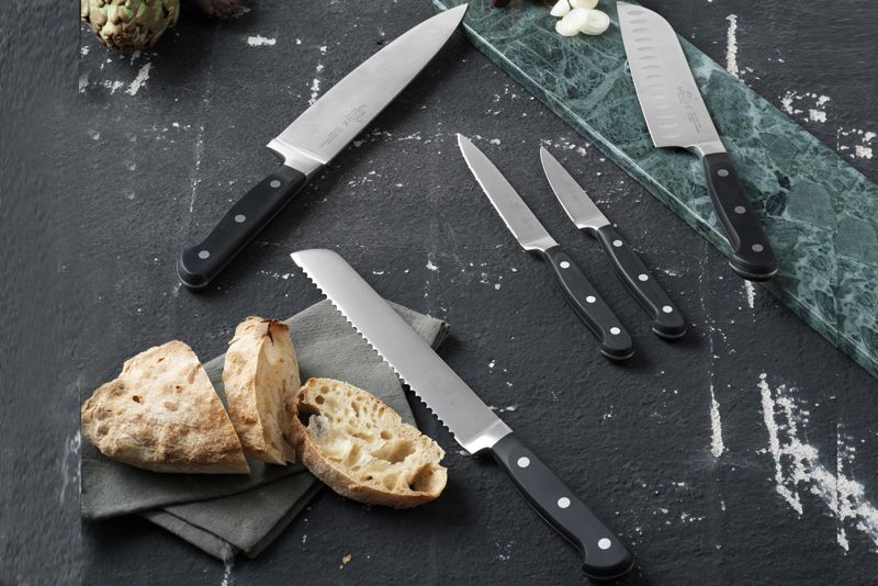 Lion Sabatier Pluton knivsæt 5 dele sort/stål