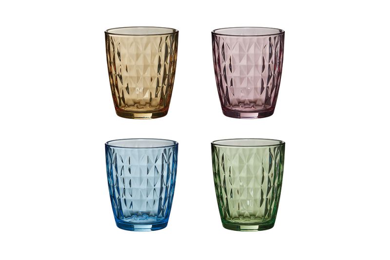 Farverige drikkeglas fra Aida 