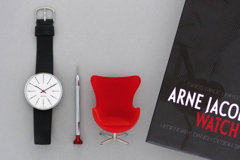 Arne Jacobsen ur og Ægget Limited Edition - 34 mm