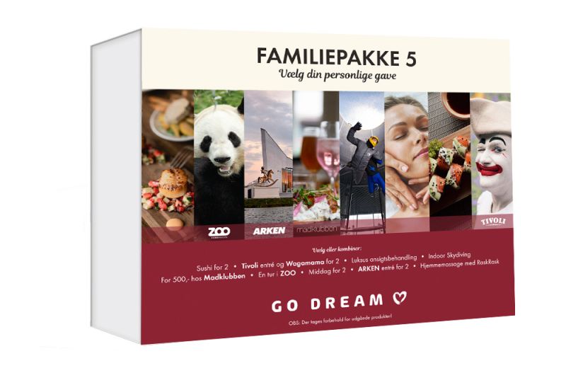 Go Dream familiepakke 500