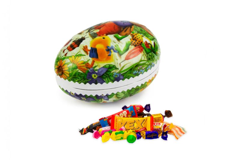 Påskeæg med varumärkesmix, 500 g