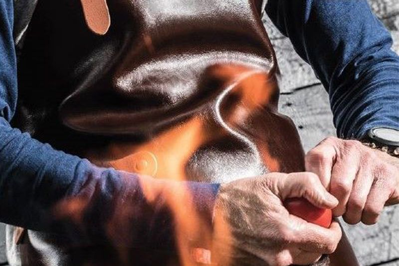 Hâws læderforklæde 