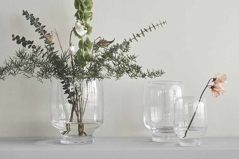 Stelton Hoop vaser 3 stk. klar glas