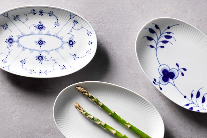 Royal Copenhagen mix og match 3 stk assietter 23cm