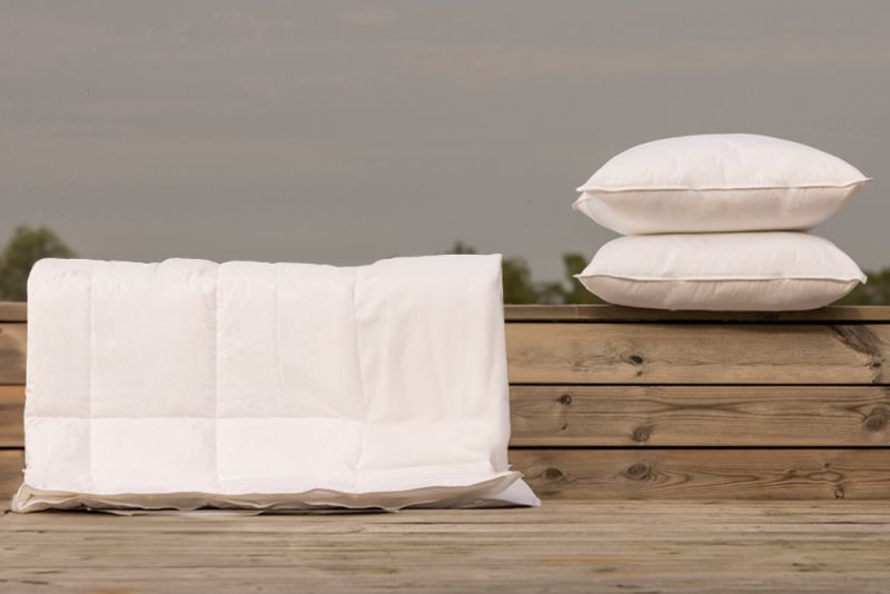 Dobbeltdyne og puder i bambus fra Skagen Comfort