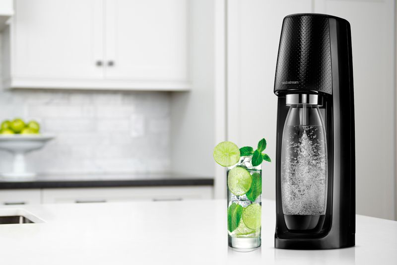 Sodastream spirit maskine med 1 stk. flaske sort