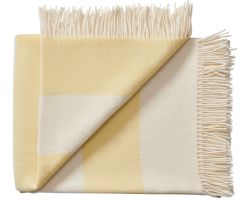 Silkeborg Uld Stilleben plaid gul