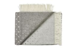 Silkeborg Uld plaid - Barcelona - grå 130x190