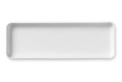 Royal Copenhagen hvid riflet tapasfad 36 cm