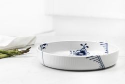 Royal Copenhagen blå mega tærtefad 27cm