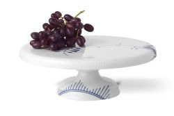 Royal Copenhagen blå mega fad på fod 29,5cm