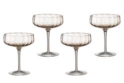 Mundblæste Søholm Champagneglas 30cl – 4 stk