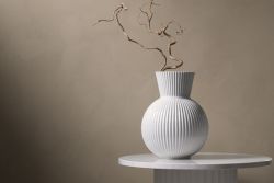 Lyngby Tura vase H22 og H14,5