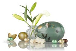 Metalæg med fransk nougat og nougat pralinéæg