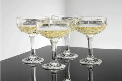 Elegante champagneskåle fra Aidas Harvey-serie 25cl 4 stk