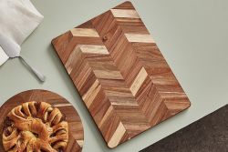 Aida herringbone skærebræt 38x28x2 cm