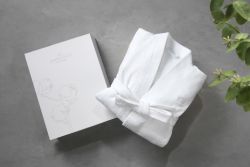 Ambience du Nord badekåbe hvid