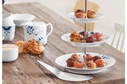 Royal Copenhagen Megamussel étagère 3-lags