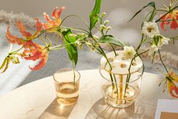 Smuk rund Ikebana-vase fra Fritz Hansen