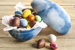 Metalæg Blue sky med diverse æg 420g