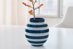 Omaggio Nuovo Vase H20.5 cm mørk blå 