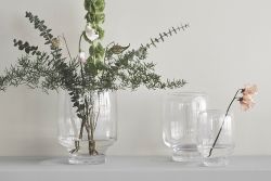 Stelton Hoop vaser 3 stk. klar glas