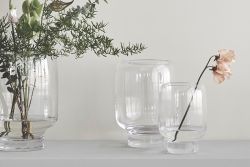 Stelton Hoop vaser 3 stk. klar glas