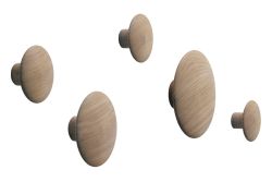 Muuto dots knager 5 stk - egetræ