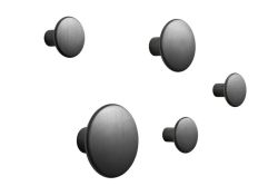 Muuto dots knager 5 stk sort