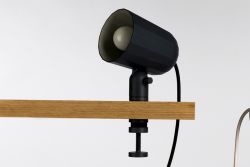 HAY Noc Clip lampe med klemme - koksgrå