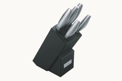 Raadvad knivblok med 5 knive