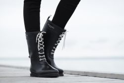 Ilse Jacobsen gummistøvle 3/4 sort-40