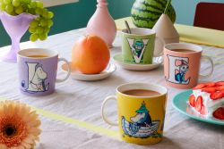 Finurlige LOVE-krus fra Mumi-universet - 4 stk