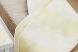 Silkeborg Uld Stilleben plaid gul