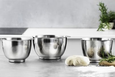 Margrethe skåle stål - 3 stk 